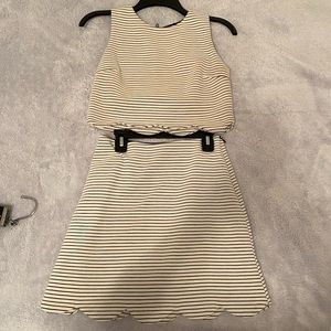 AQUA Striped Matching Set